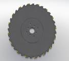 kotoučová fréza D550x6,1, destičky SNHX-1203T, nástrčná D60