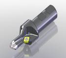 vrták se sráženímk D16x2x45°, destičky SMDT 1600 MTL a CCMT-09T304