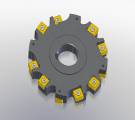 kotoučová fréza D125x13, destičky SNHX-1205T, nástrčná D32